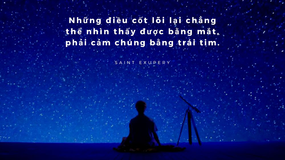 triết lí cuộc sống trong hoàng tử bé